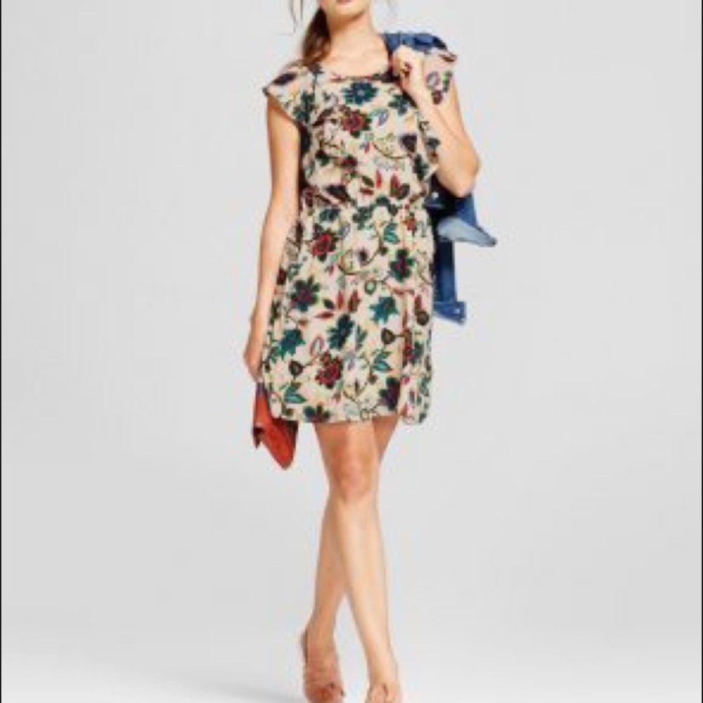 A.N.D A New Day Ruffle Floral Dress